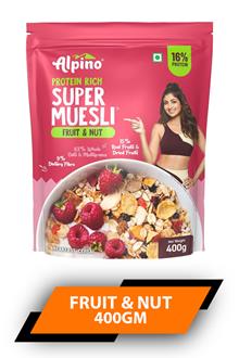 Alpino Super Muesli Fruit & Nut 400gm
